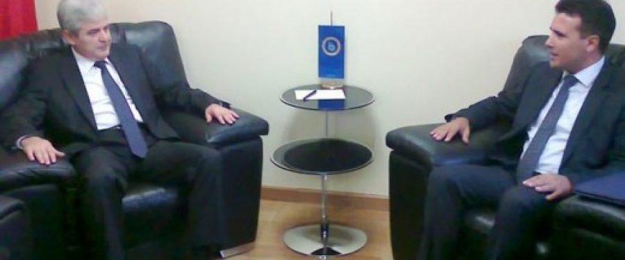 Ahmeti dhe Zaev nuk kanë diskutuar për referendum rreth emrit
