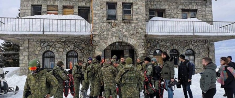 Pamje nga shpërthimi i ortekut në Brezovicë