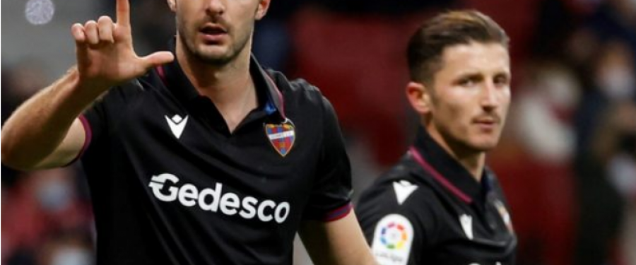 Levante regjistron vetëm fitoren e dytë të sezonit, edhe atë si mysafir i kampionit Atletico Madrid